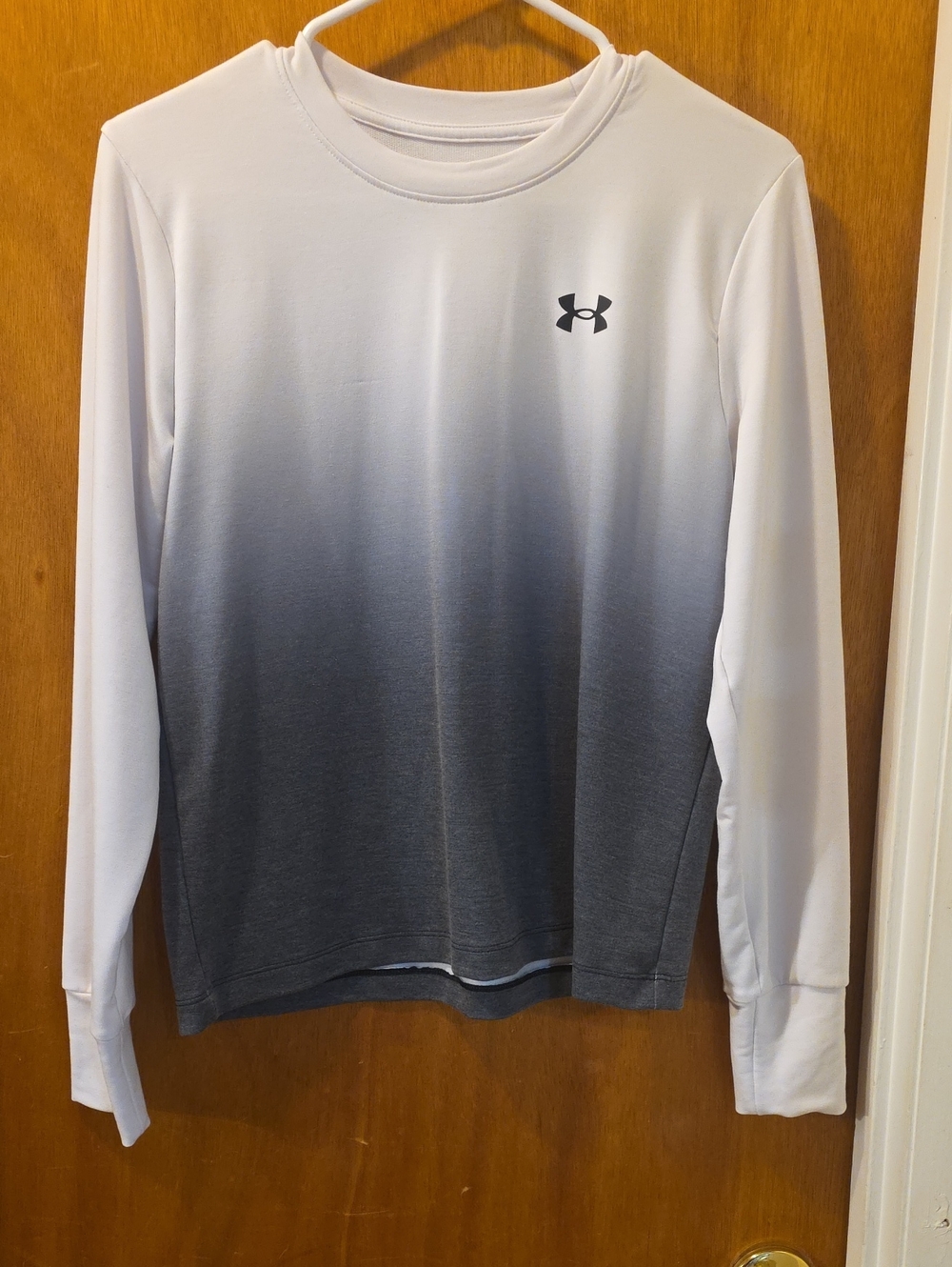 Under Armour Women’s Gradient Long-Sleeve Performance Shirt - White to Gray